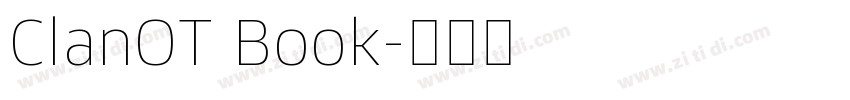 ClanOT Book字体转换